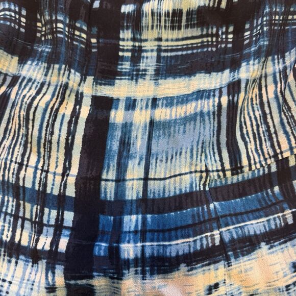 NEW PENDLETON Sleeveless A-Line Fit Flare Short Dress Blue Black Plaid Size 4 - Picture 10 of 10